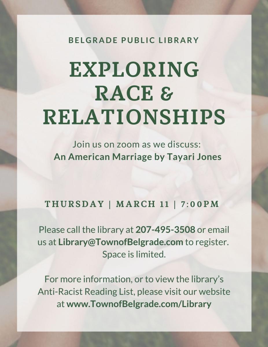 Exploring Race and Relationships, Flyer