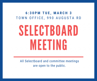 March 3 Selectboard meeting