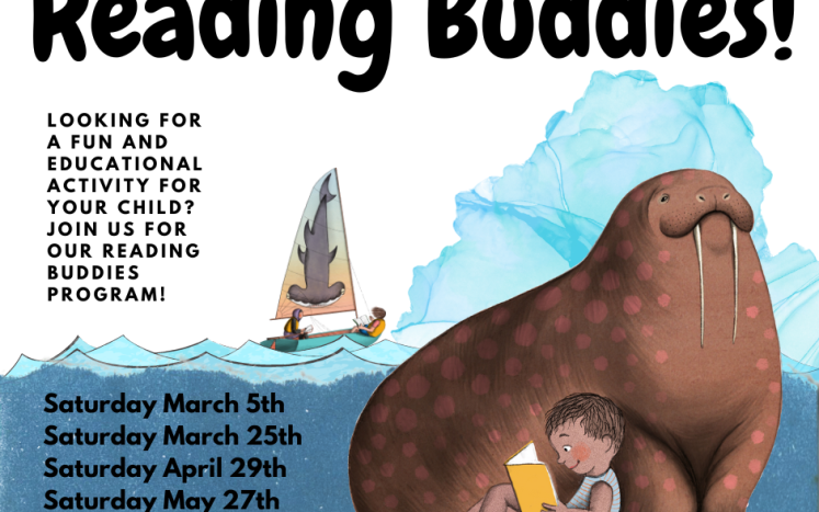 looking for a fun and education activity for your child?  Join us for our reading buddies program!